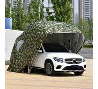 Auvent rétractable et portable en acier inoxydable robuste pour voiture | Auvent de garage pliable et rétractable très résistant - Auvent de garage portable entièrement automatique pour protection de