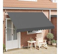 vidaXL Store rétractable manuel 150 cm résistant aux UV et intempéries blanc crème