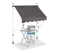 AUVENT RETRACTABLE MANUEL STORE BANNE MARQUISE POUR PATIO & TERRASSE 150x120c...
