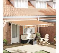 vidaXL Store enrouleur rétractable Multicolore 400 x 300 cm Polyester