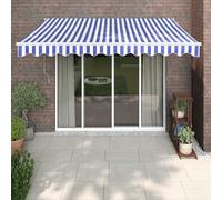 vidaXL Store extensible vert et blanc 300 x 250 x 165 cm