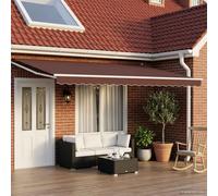Auvent Rétractable Store Banne Abri Solaire Balcon Jardin Terrasse vidaXL