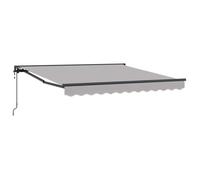 vidaXL Cadre d'auvent gris clair 300 x 250 cm