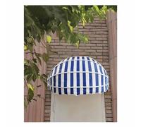 Auvent rond rétractable pour balcon français, auvent dôme pour portes et terrasses, auvent extérieur pour porche et villa (diamètre : 135 cm)