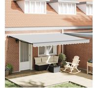 vidaXL Cadre d'auvent réglable, anthracite, 4 x 3 m, acier