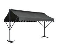 Auvent Sur Pied 400 X 300 Cm Anthracite Helloshop26 02_0007478 Multicolore