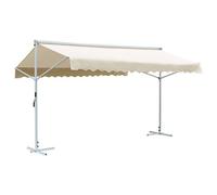 Auvent Sur Pied 500 X 300 Cm Crème Helloshop26 02_0007481 Multicolore