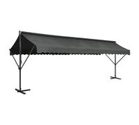 Auvent Sur Pied 600 X 300 Cm Anthracite Helloshop26 02_0007482 Multicolore