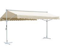 Auvent sur pied 600 x 300 cm Crème