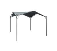 vidaXL Pavilion Tente de réception Abri 3x3 m Acier anthracite