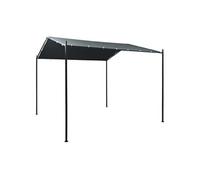 vidaXL Pavilion Tente de réception Abri 3x3 m Acier anthracite