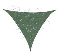 Auvent Triangulaire Robuste, Pare-Soleil Anti-UV, auvent for Jardin(Dark Green,8x8x8 ft)