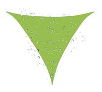 Auvent Triangulaire Robuste, Pare-Soleil Anti-UV, auvent for Jardin(Green,8x8x8 ft)