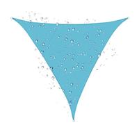Auvent Triangulaire Robuste, Pare-Soleil Anti-UV, auvent for Jardin(Lake Blue,8x8x8 ft)