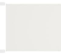 Auvent vertical Blanc 140x600 cm Tissu oxford