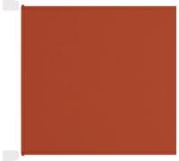 Auvent vertical Terre cuite 140x800 cm Tissu oxford