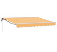 Auvente électrique rétractable vidaXL, couleur sable, 3,5 x 2,5 m