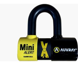 AUVRAY XTREM MINI cadenas avec alarme et rappel - diamètre des goupilles 16mm, 131mm x 136mm (classe S.R.A. et ART)