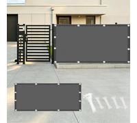 AUWUUA Brise Vue Jardin Cloture 1.5x10M/150x1000cm Imperméable Cache Balcon Brise Vue, Couverture de confidentialité Écran Protection UV Opaque Résistant aux Intempéries, Anthracite