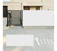 AUWUUA Brise Vue Jardin Cloture 1x8M/100x800cm Imperméable Cache Balcon Brise Vue, Couverture de confidentialité Écran Protection UV Opaque Résistant aux Intempéries, Blanc