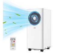 AUX Climatiseur mobile 3-en-1 7000 BTU Wi-Fi et télécommande, 4 modes, auto-dégivrage, R290, kit de fixation pour fenêtre inclus