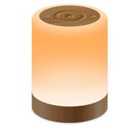 Auxmir Lampe de Chevet, Veilleuse LED avec 256 Couleur RVB, Lampe Ambiance sans Fil avec Minuteur, Veilleuse Allaitement Nuit Tactile, 3000mAh Rechargeable USB pour Chambre Enfant, Salon, Camping