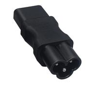 AUYXSSZ Adaptateur robuste avec fiche mâle C6 et prise femelle C13 à 3 trous. Fabriqué en cuivre et PVC.