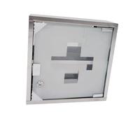 AUYXSSZ Armoire médicale murale compacte à double compartiment, grande capacité et solution de rangement durable.