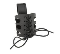 AUYXSSZ Couvercle de tasse en forme de corne, support portable de style rétro pour toutes les boissons préférées, facile à attacher à la ceinture. Le, Noir, 8x7cm