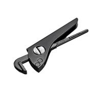 AUYXSSZ Pince à Tuyau d'eau Haute duret e plomberie,Noir,7 Pouces | plusieurs dents pour raccords difficiles, outil manuel de plomberie, clé tuyau robuste