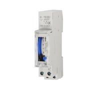 AUYXSSZ Relais temporisé programmable sur rail DIN 220 V/C 16 A - Sortie | Alimentation fiable - Polyvalent - Minuterie mécanique programmable 24 heures