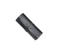 AUYXSSZ Sacoche en cuir résistant pour clés, accessoires, corde, enrouleur, pinces, pochette de rangement, organisateur multifonctionnel, sac à outils, Noir, 39.4 x 25.4 cm