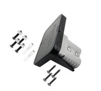 AUYXSSZ Socle de Montage Robuste pour Prise 120 A avec Couvercle Anti-poussière. Solution fiable et sécurisée pour Panneau de Prises. Socle de Prise 120 A, Gris
