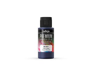 AV : Premium Airbrush Paint : 60ml : Dark Blue by Acrylicos Vallejo