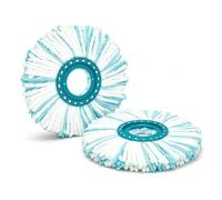 AVAENZO Lot de 2 têtes de rechange pour balai serpillère ronde Leifheit Clean Twist Disc Mop Micro
