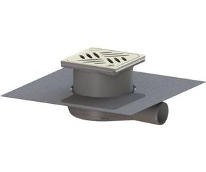 Avaloir Ultraflat 54 DN 50 avec grille à fentes sans verrouillage Lock Lift