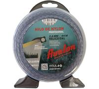 Avalon - Fil hélicoïdal en Nylon Universel pour débroussailleuse et Tondeuse (2,4 mm x 44 m)