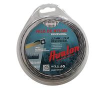 Avalon - Fil hélicoïdal en Nylon Universel pour débroussailleuse et Tondeuse (2,7 mm x 15 m)