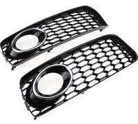 Avant Fog lumière grille de calandre Honeycomb Hex Chrome Argent pour Audi A5 S-Line S5 B8 RS5 2008-2012