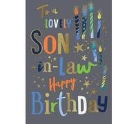 Avant Garde Studios Carte d'anniversaire pour beau-fils Bougies - 22,9 x 15,2 cm