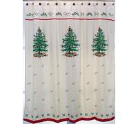 Avanti Linens Spode Rideau de Douche Coton Rouge