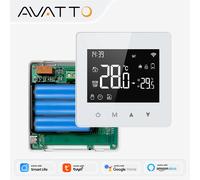AVATTO - Thermostat intelligent WiFi/ZigBee, contrôleur de température de chaudière à eau et à gaz à faible consommation d'énergie, pour Tuya Alexa Google Home Alice ZigBee Version