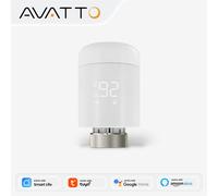 AVATTO Tuya 1-6 pièces Zigbee TRV vanne d'actionneur de radiateur vanne de radiateur thermostatique régulateur de température pour Alexa Google Home 3PC
