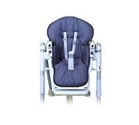 Aveanit Housse de chaise, haute, coussin de rechange, pour la chaise Peg Perego Prima Pappa, imperméable, graphite