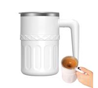 Avec agitation magnétique automatique - Gobelet rechargeable magnétique pour boissons avec couvercle - Mélangeur avec affichage de la température | Pour mélanger le chocolat, le café, la maison, la