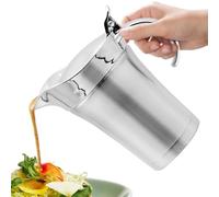 Avec Couvercle,Bocal de Service 750ml et Verseuse à Crème,Récipient en Acier Inoxydable pour Sauce - Pour Thanksgiving Table De La Ferme Steak Dinde Buffet Maison Restaurant Appartement Cuisi