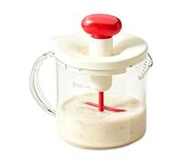 Avec fouet à pression manuelle - Bac filtrant transparent pour mélange, mécanisme de mélange actionné manuel, design pratique pour ustensiles de cuisine, accessoire réutilisable