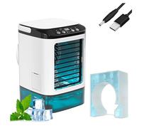 Avec Glacière Climatiseur Mobile, Air Conditioner Portable Atomisation Silencieuse Clim Sans Tuyau D évacuation Rafraichisseur D'air