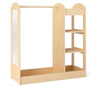 Avec miroir, penderie enfant pour vêtements avec étagères de rangement, idéale pour chambre, salle de jeux