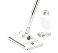 Avec pince serpillère rotative à 360 degrés avec pour le nettoyage | Nettoyeur pour utilisation sèche et humide, sans contact et sans lavage, avec chiffons attachables, pour cuisine, buanderie
